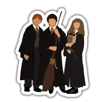 Harry potter muhteşem üçlü sticker
