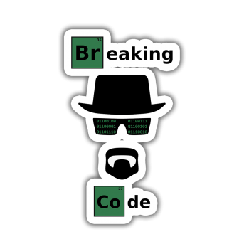 Breaking Code Sticker