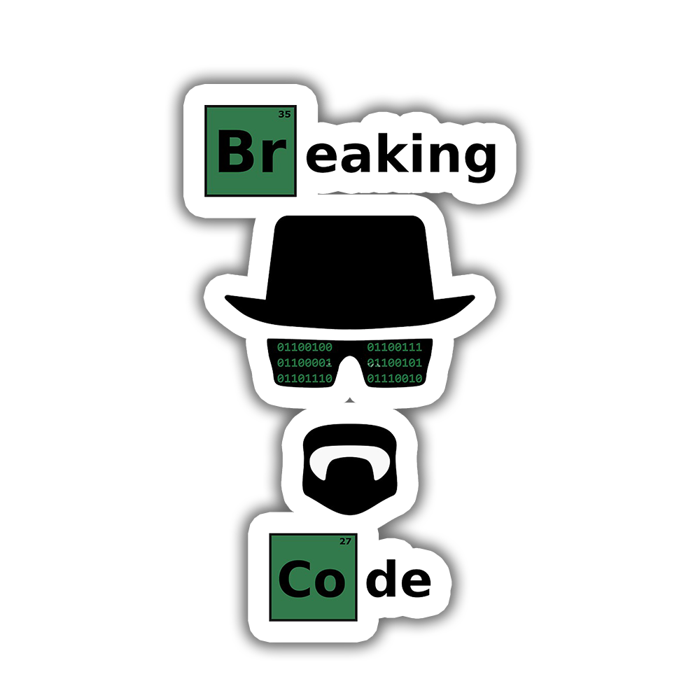Breaking Code Sticker Breaking Code Sticker