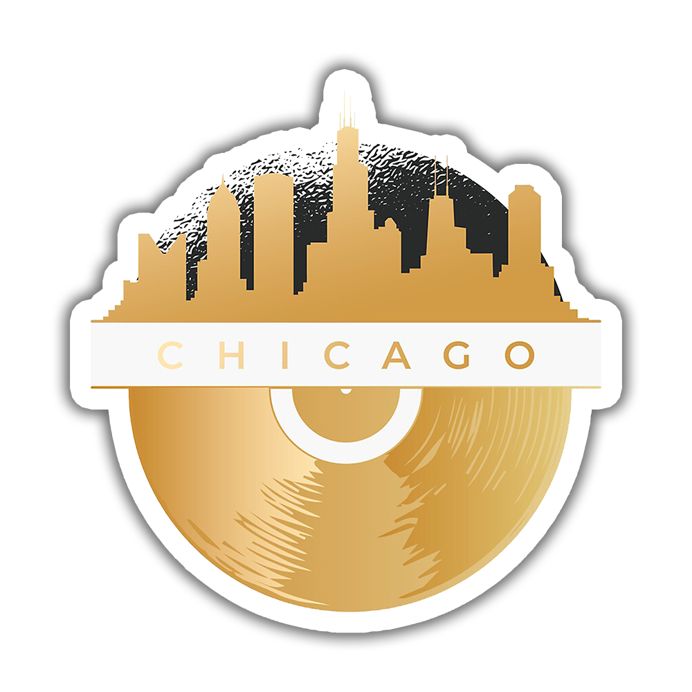 Chicago Sticker etiket çıkartma Chicago Sticker etiket çıkartma