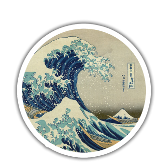 Dalga Sticker etiket