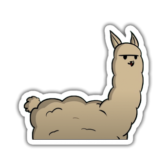 Disturb Lama Sticker
