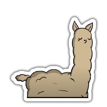 Drama Lama Sticker