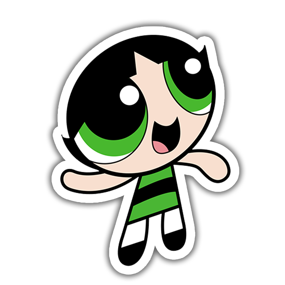 powerpuff girls buttercup sticker 2 powerpuff girls buttercup sticker 2