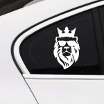 Aslan Kral Sticker Oto sticker Kelebek cam sticker