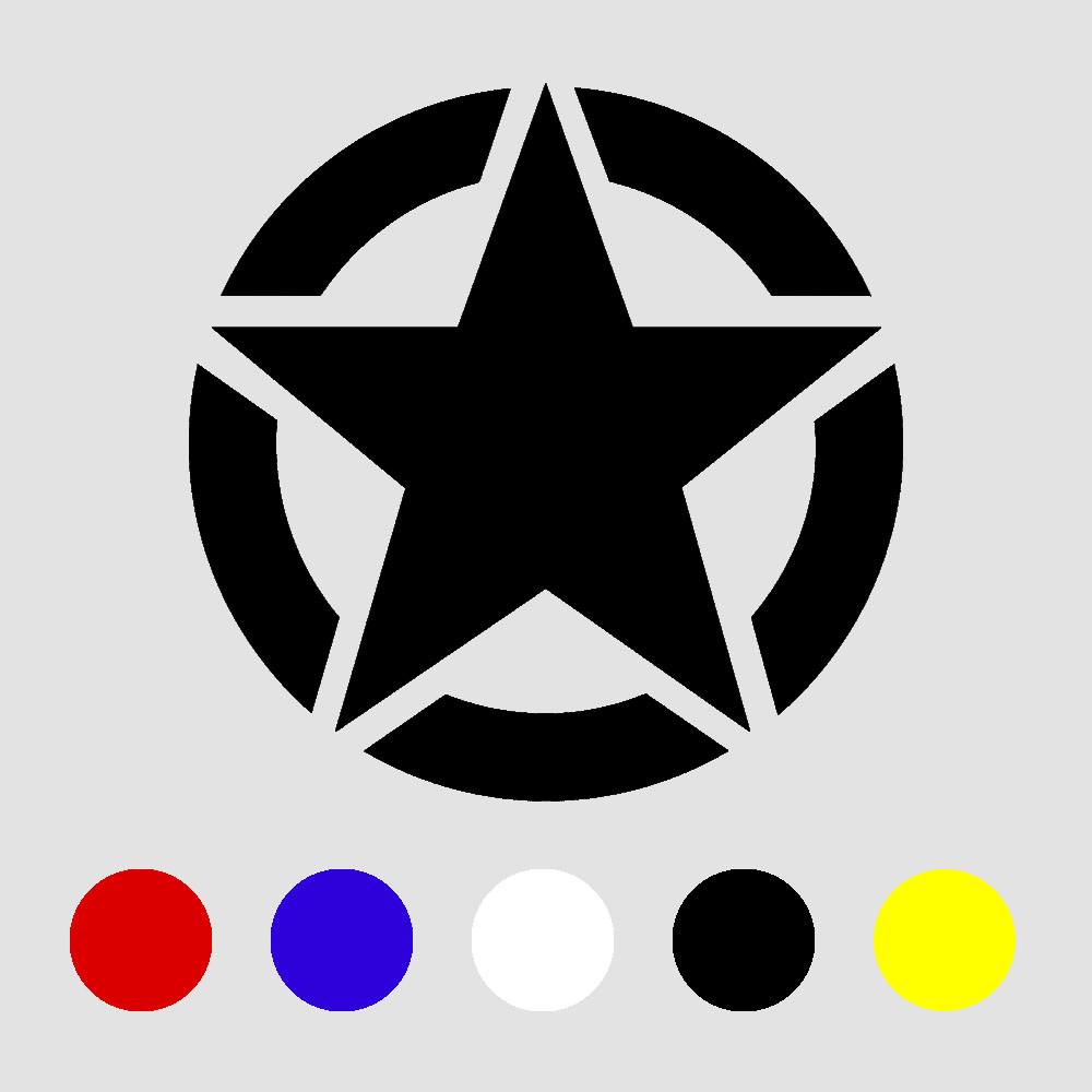 army star askeri yıldız sticker oto sticker army star askeri yıldız sticker oto sticker