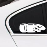 Kızgın Mermi Oto Sticker, Araba sticker