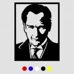 Atatürk portresi sticker