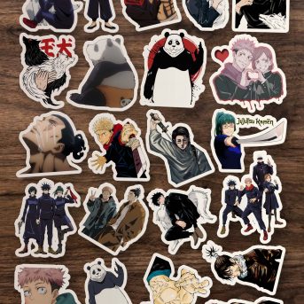 Jujutsu Kaisen Anime Sticker Etiket