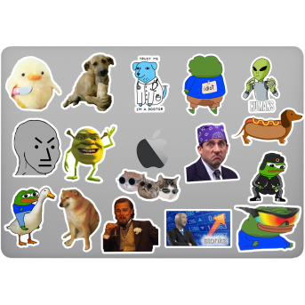 komik internet memes sticker paketi