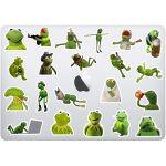 Kurbağa kermit sticker etiket
