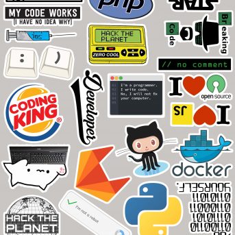 yazılımcı sticker etiket