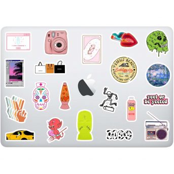 aesthetic sticker paketi