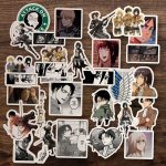30'lu Attack On Titan Laptop Etiket Sticker Paketi