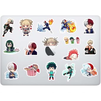 boku no hero academia laptop sticker