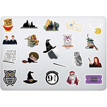 harry potter sticker paketi laptop çıkartmaları