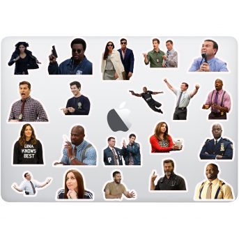 brooklyn nine nine 99 sticker seti
