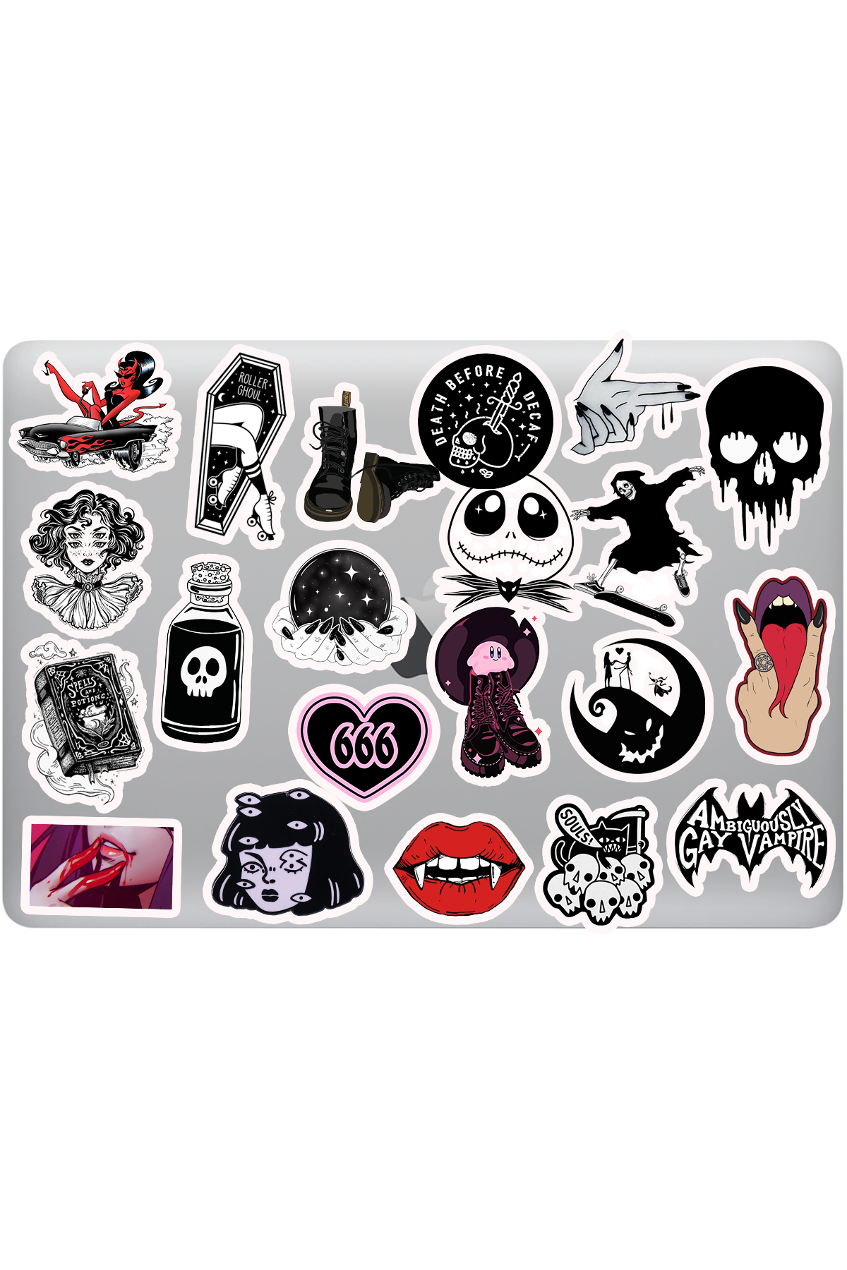 gothic goth sticker paketi gothic goth sticker paketi