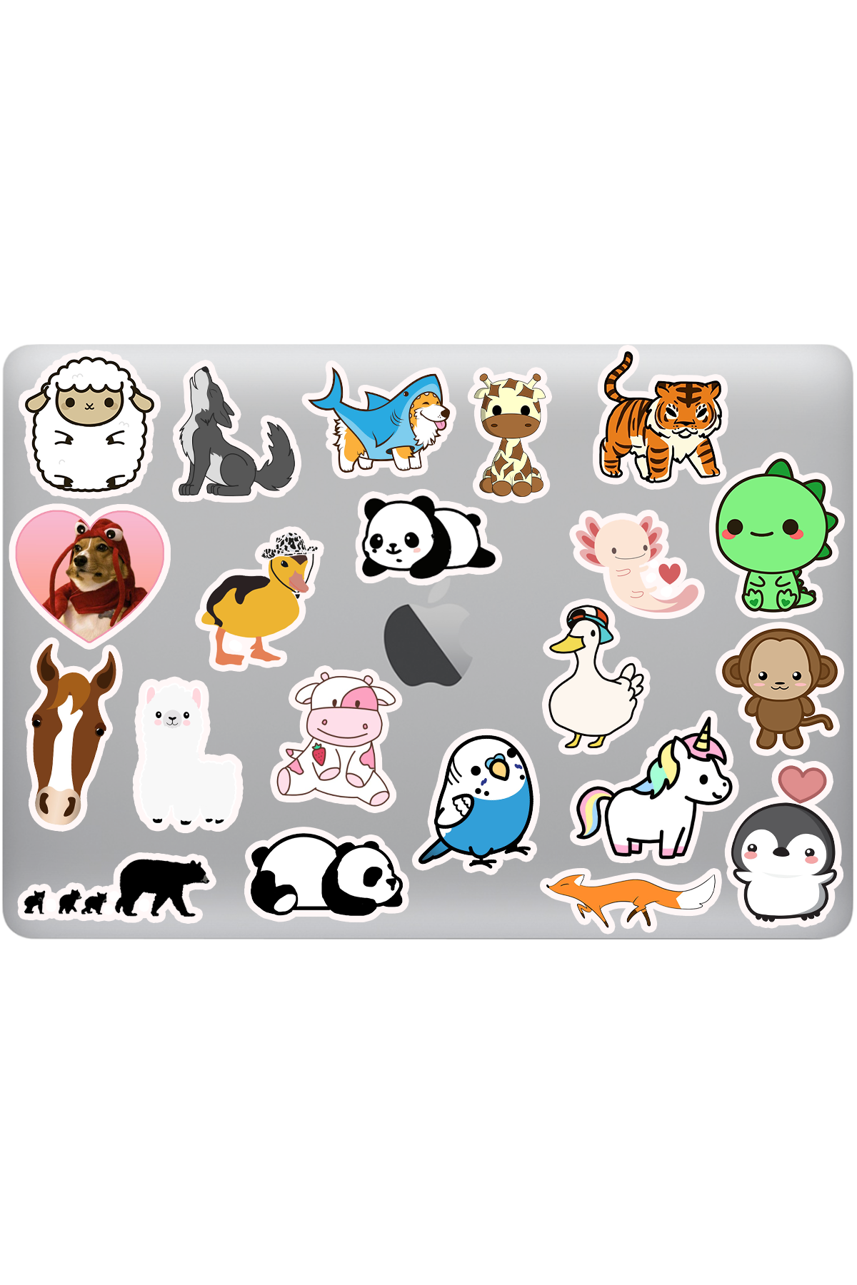 sevimli hayvan sticker seti sevimli hayvan sticker seti