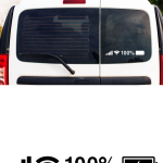 Batarya Pil Wifi İcon Oto Sticker Araba Cam 2