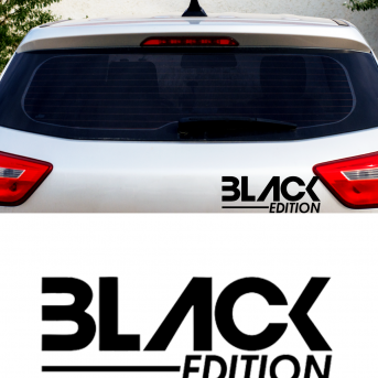 Black Edition Oto Sticker Araba Cam Sticker 1