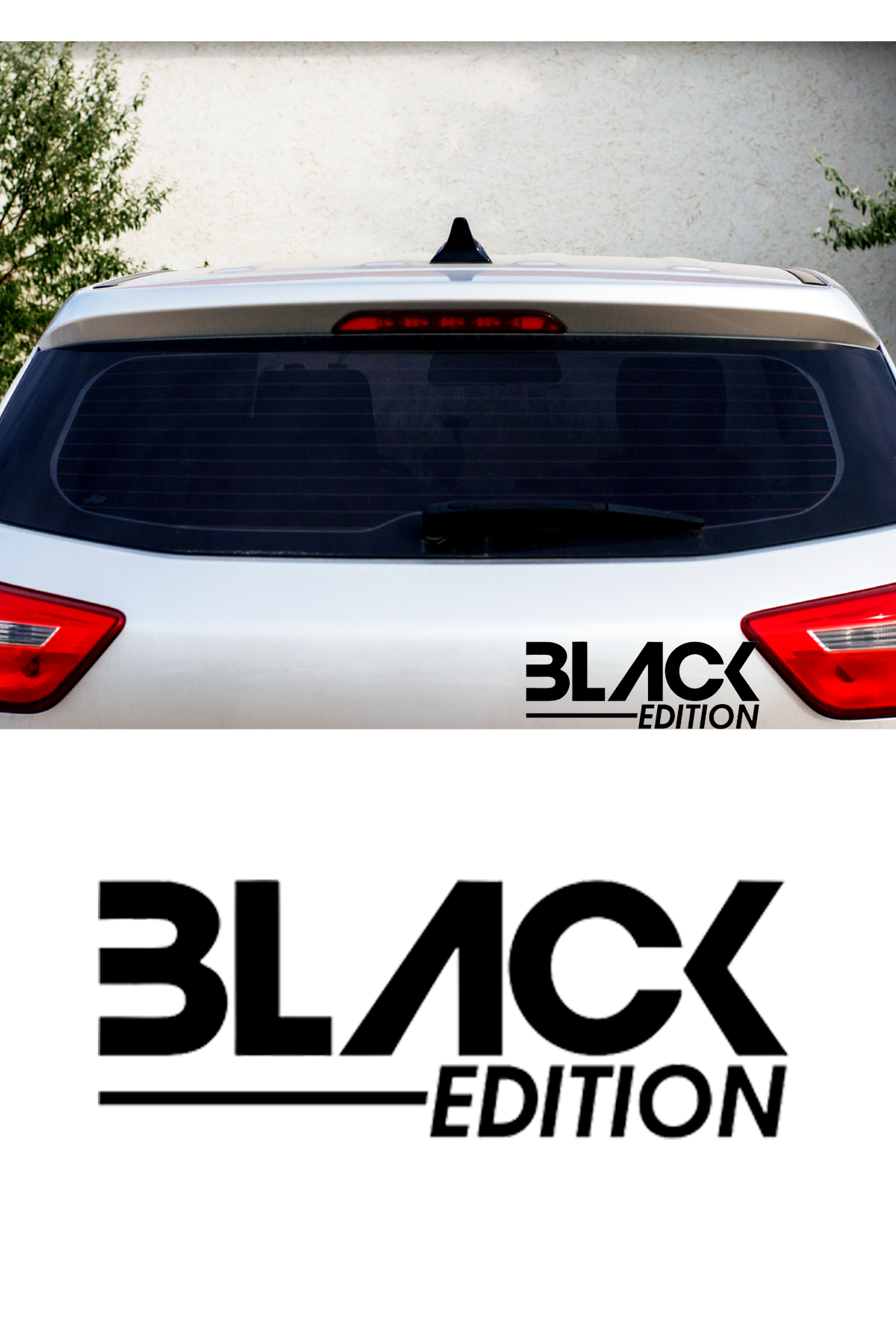 Black Edition Oto Sticker Araba Cam Sticker 1 Black Edition Oto Sticker Araba Cam Sticker 1