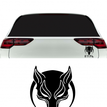 Börü ve Göktürk Oto Sticker Araba Cam Sticker 2