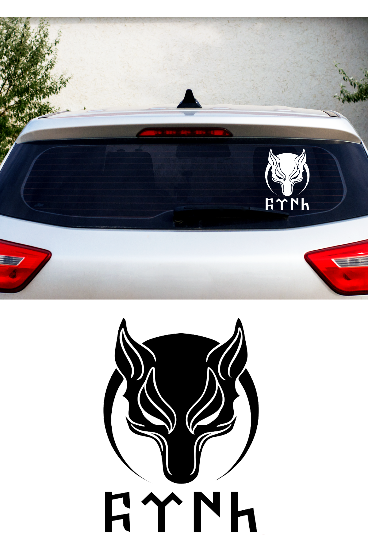 Börü ve Göktürk Oto Sticker Araba Cam Börü ve Göktürk Oto Sticker Araba Cam