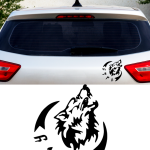 Göktürk Türk Kurt Sticker Oto Sticker Araba