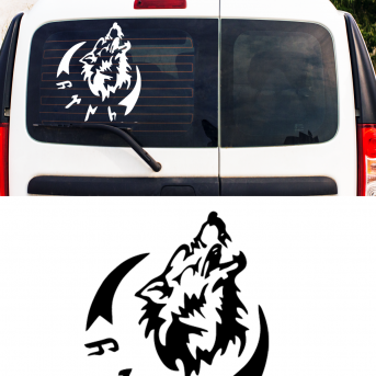 Göktürk Türk Kurt Sticker Oto Sticker Araba Cam-