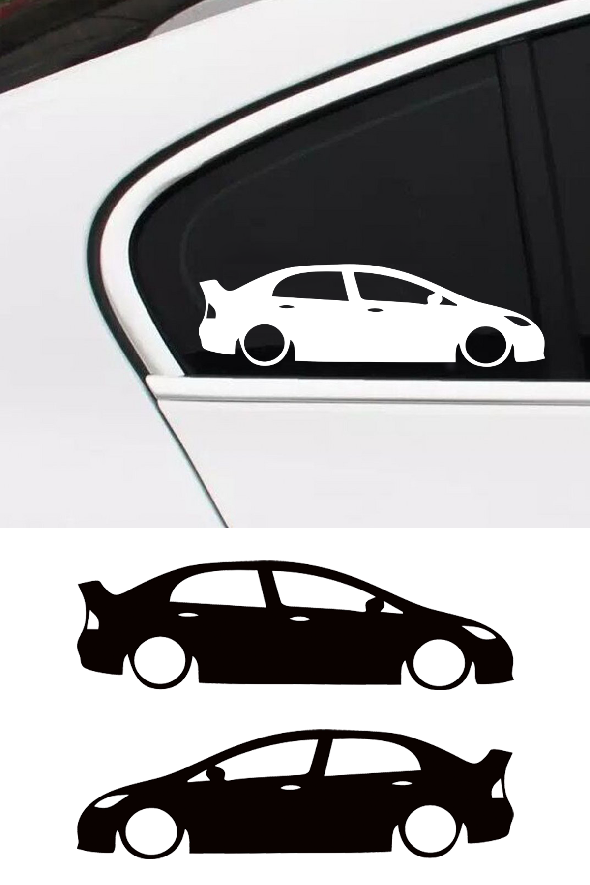 civic fd6 basık oto sticker