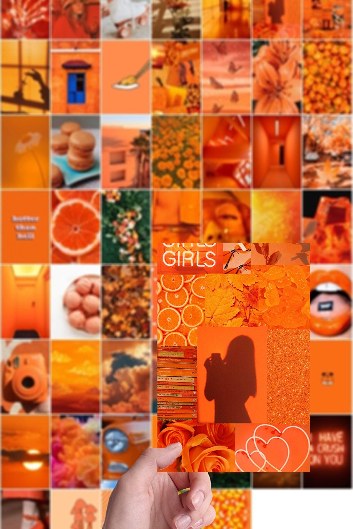 vsco turuncu poster seti vsco turuncu poster seti